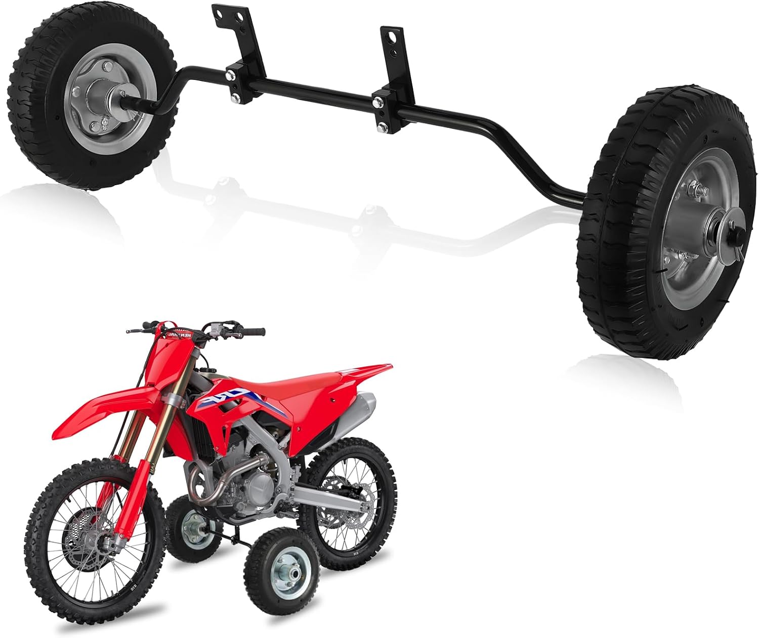 Dirt Bike Training Wheels 50cc Adjustable Height Universal for MX500 MX125 MX400 CRF50 XR50 Z50 PW50 TTR50 Mini Senior Adenturex Motorcycle