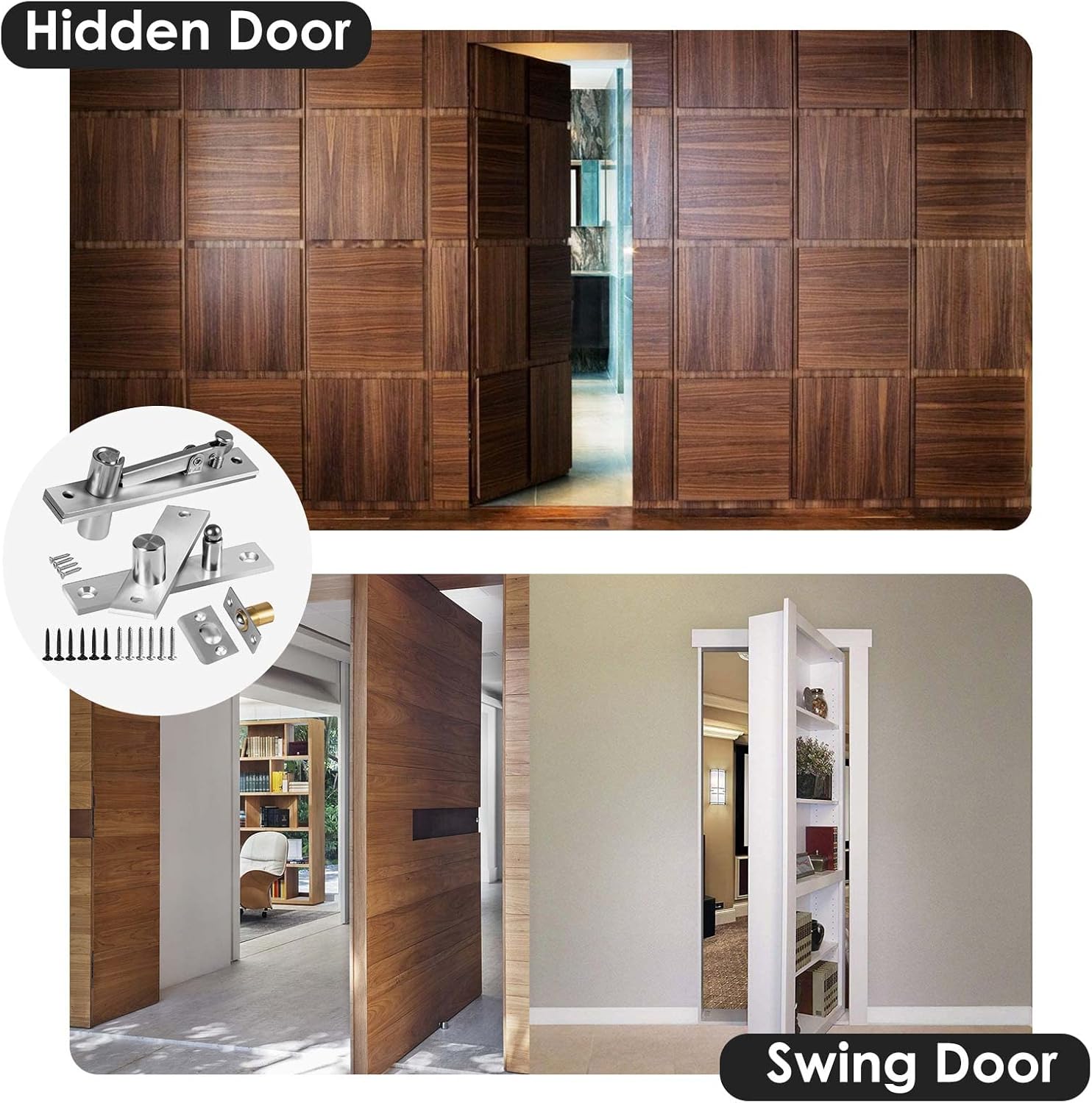 ＧＥＯＰＲＯシリーズから大型ドアにも対応可能な「ピボットヒンジ」新発売 | リョービ株式会社のプレスリリース ドアピボットヒンジ インビジブルピボットヒンジシステム  ドアボールキャッチハードウェア付き 最大200ポンドの頑丈な木製ドア&