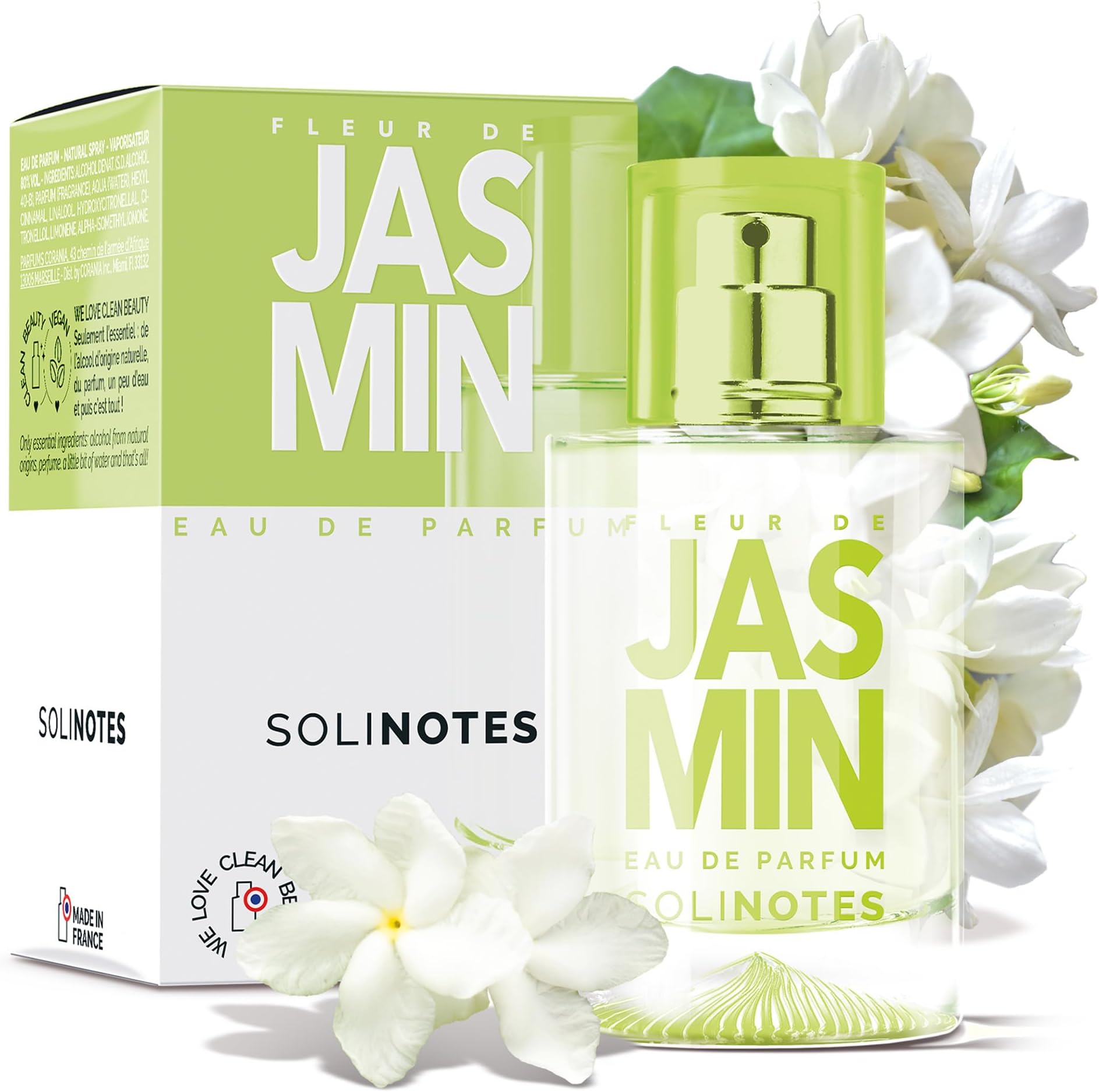 Solinotes Paris Fleur De Jasmin Eau De Parfum Spray (Unisex) 50ml