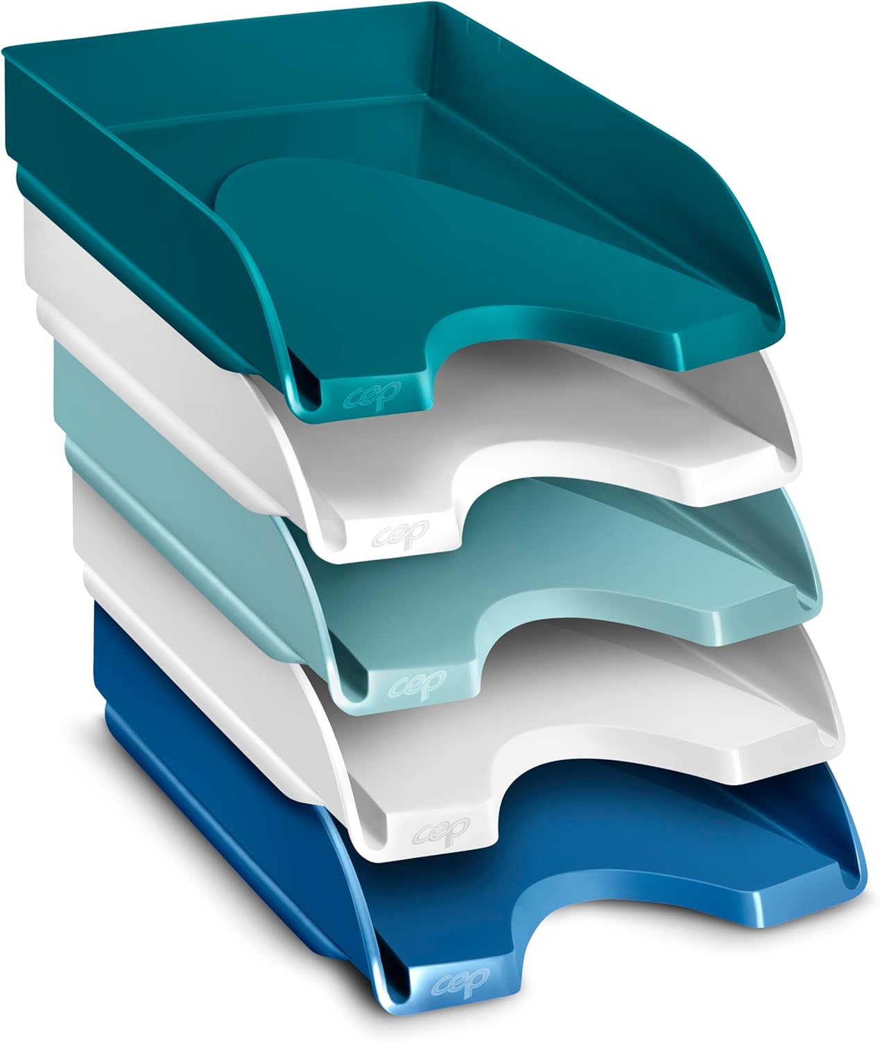 CEP Riviera Pack (5 Riviera Letter Trays) 200+ Rim x5