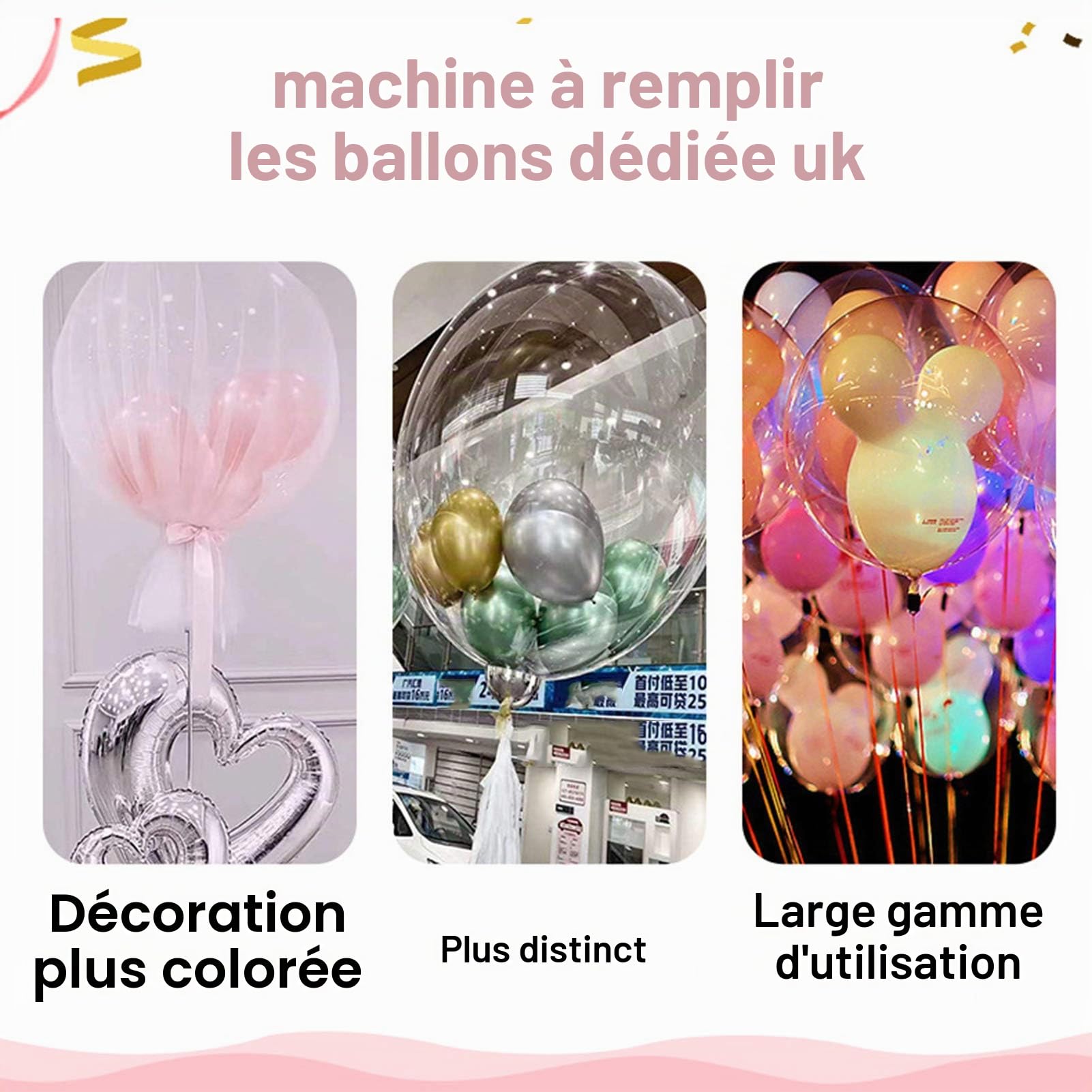 Machine à remplir les ballons Cukol - 1 pièce - Violet - Ballon - Fête Générale - Tout âge - Tout public - Enfants et Adultes