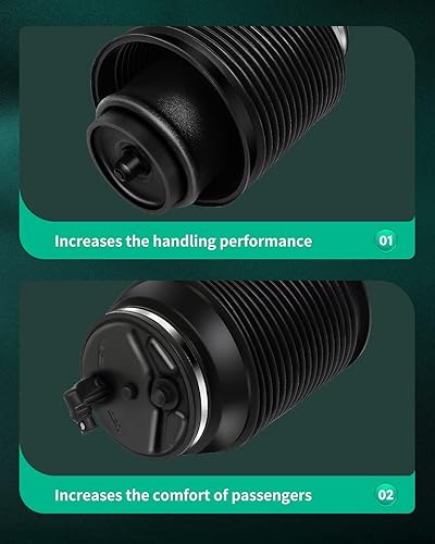 Miniatura 5 de SCITOO Kits de suspensión de puntales de aire, 2 piezas, amortiguadores traseros, puntales, suspensiones, puntales de repuesto, kits Airmatic aptos