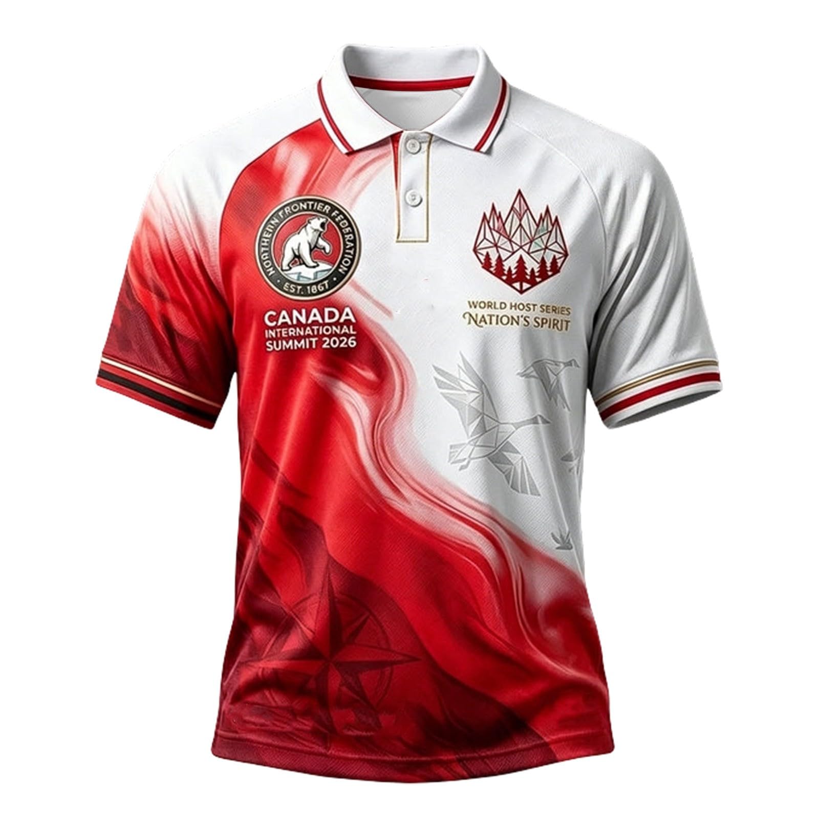 Maillot Foot - Maillot Canada Apparel pour Équipe de Supporters Respirant et Coupe Classique