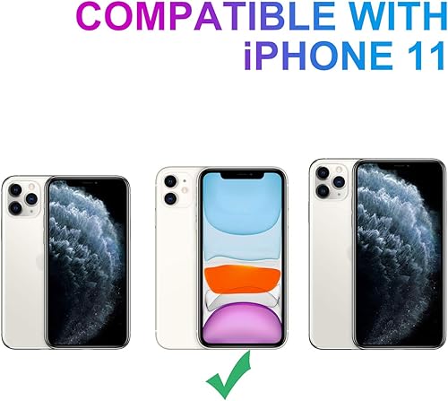 Miniatura 2 de Wuwedo Funda transparente con purpurina para iPhone 14 con correa de mano, funda protectora de TPU flexible brillante con correa de mano ajustable y