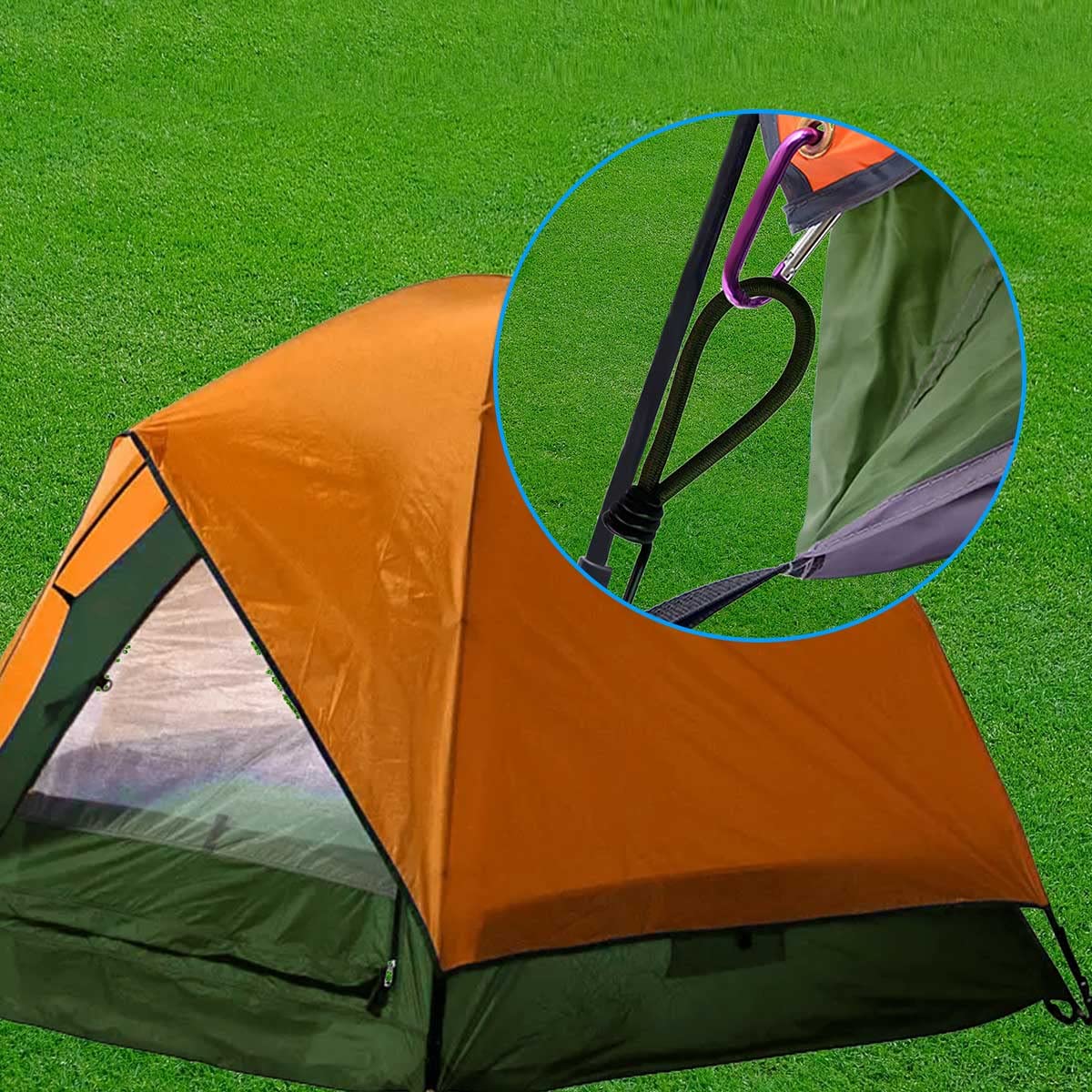 Gancho Expansor,25 Piezas Gancho de Cuerda Elástica,Gancho de Cuerda Tensores Elasticos Transporte Gomas Elásticas con Gancho Expansores de Fijación Negro