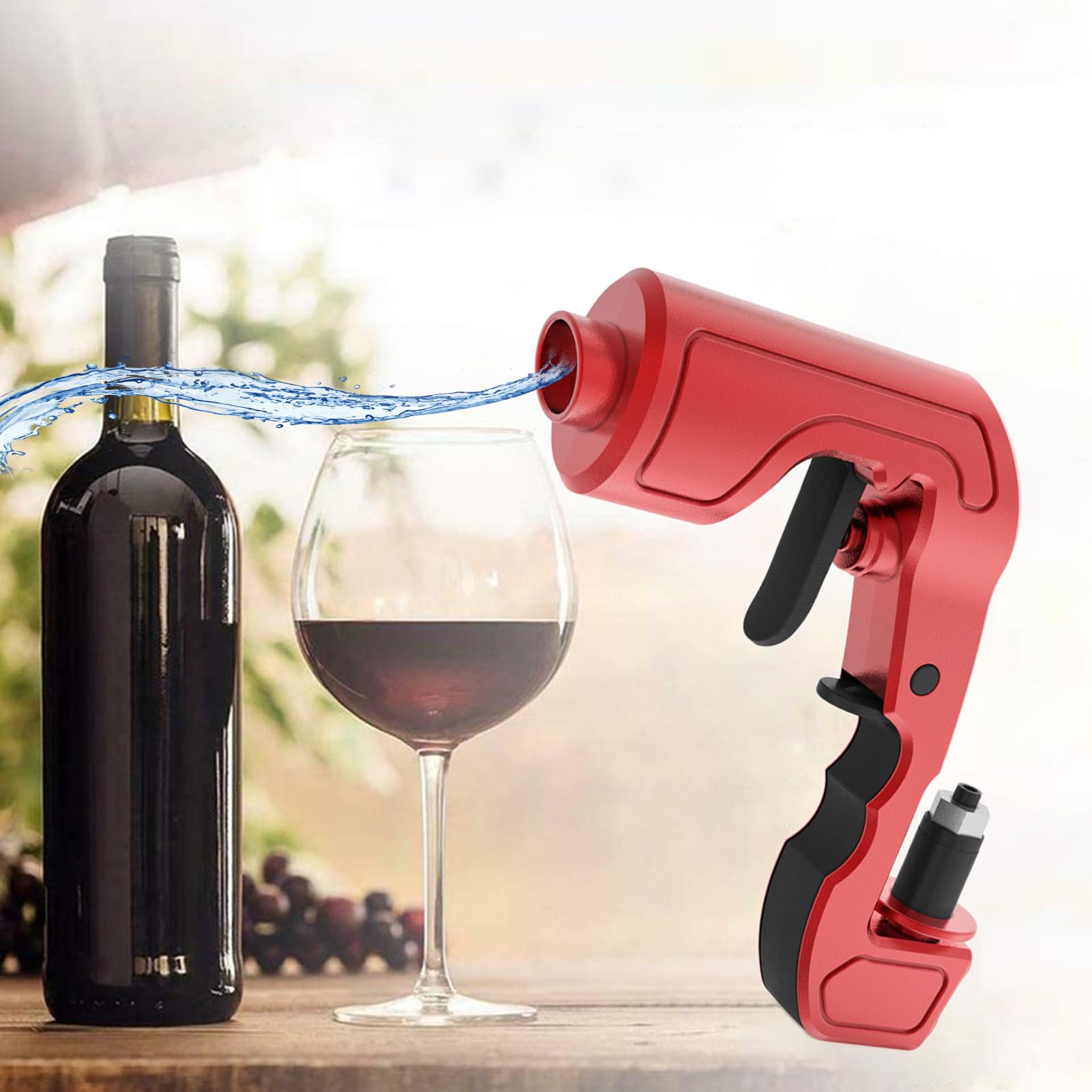 Bière Champagne Alcohol Shooter - pistolet à vin mousseux, Spray à boisson | Conception de réglable, longue distance de tir à distance de fête