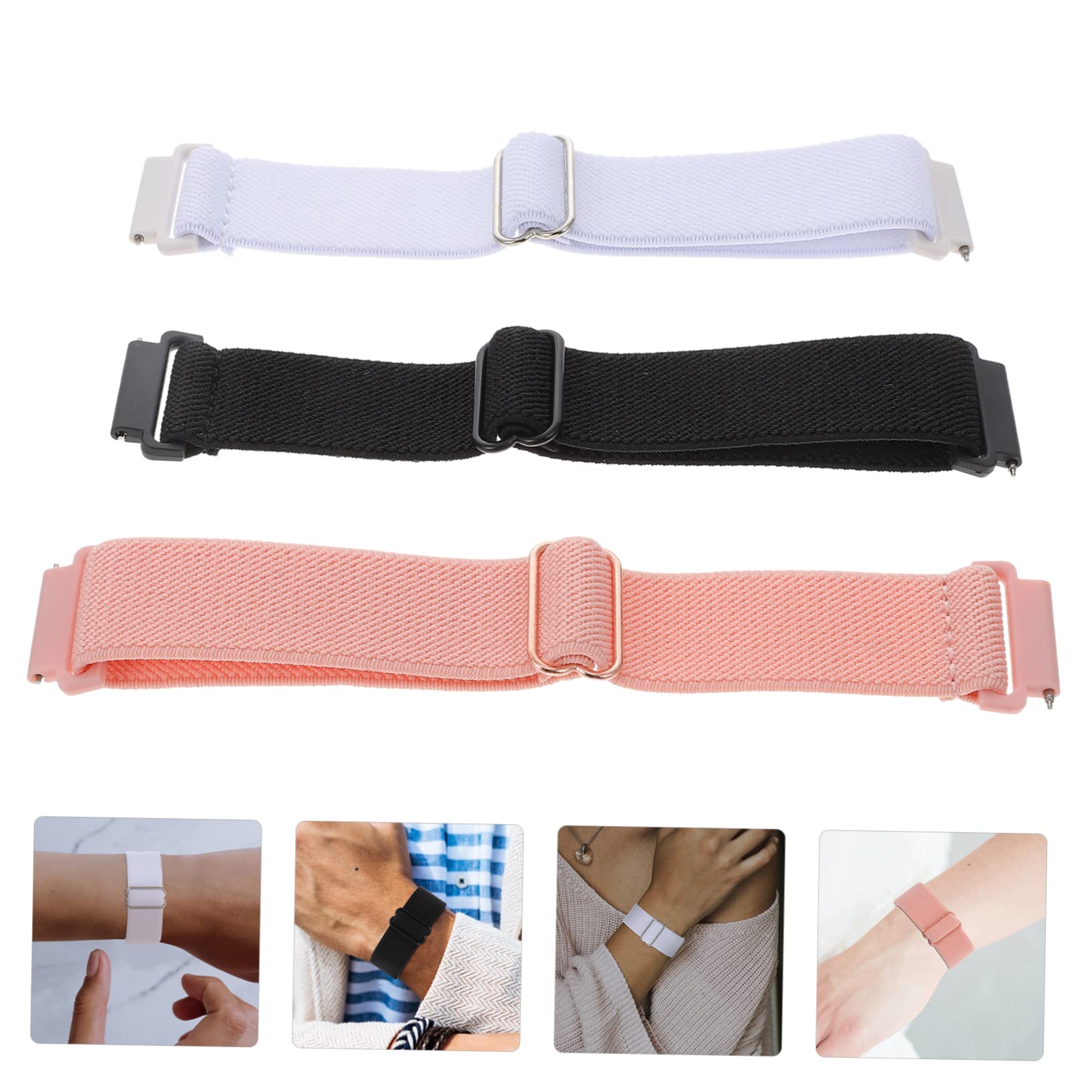 OSALADI 9piezas Correa De Reloj De Nylon Ajustable Para Banda De Moda Ligera y Transpirable Compatible Con y