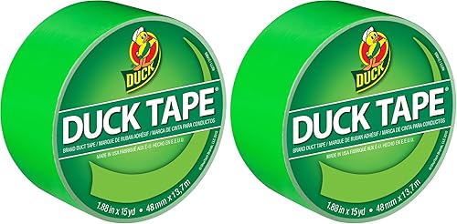 Miniatura 9 de Duck Brand 280621 Cinta adhesiva de color metálico, cromada, 1.88 pulgadas x 10 yardas, rollo individual, 1.88 pulgadas x 10 yardas Cromado Metálico