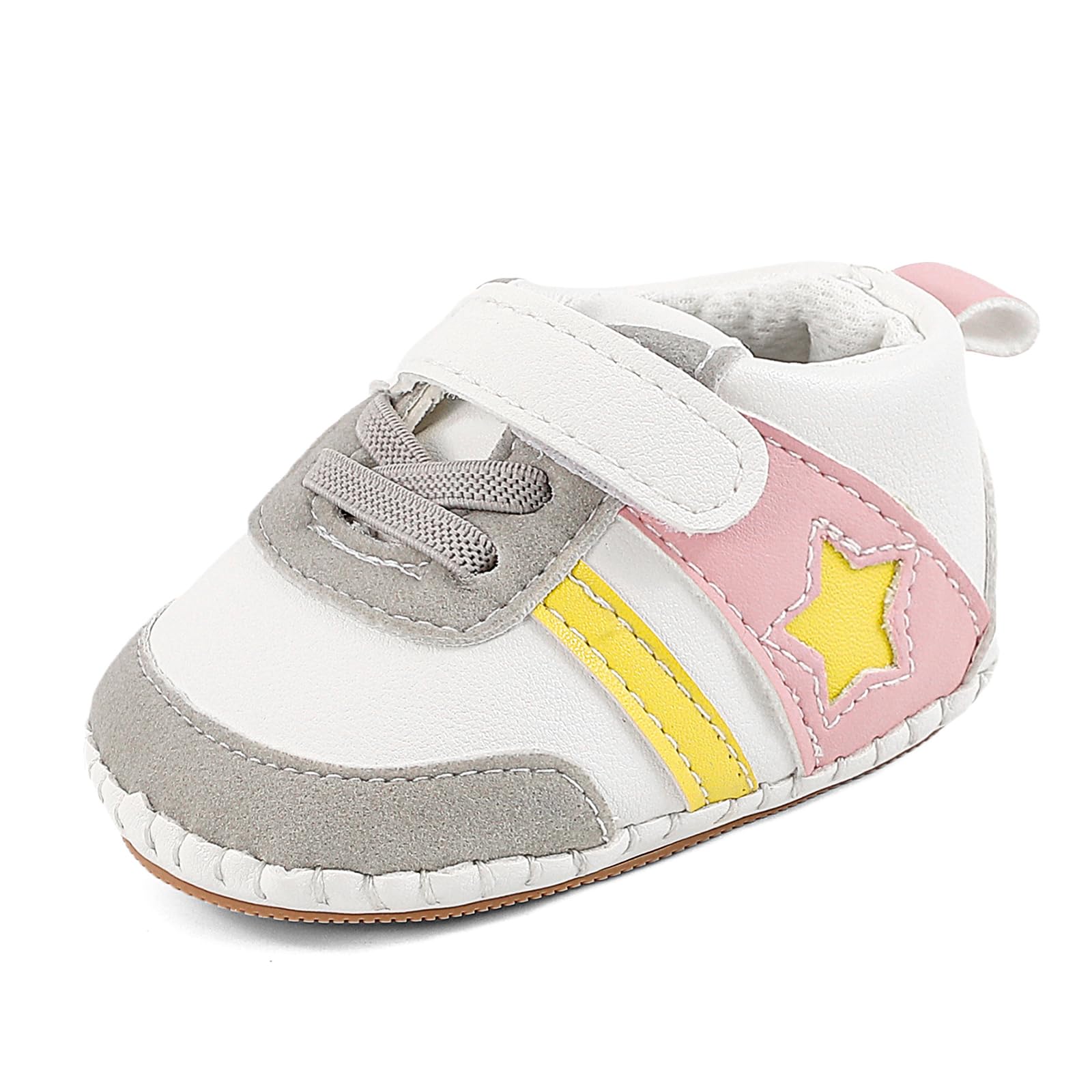 MK MATT KEELY Baby Boys Girls Soft Sole Sneakers Infant PU Leather Shoes Prewalkers — view 14
