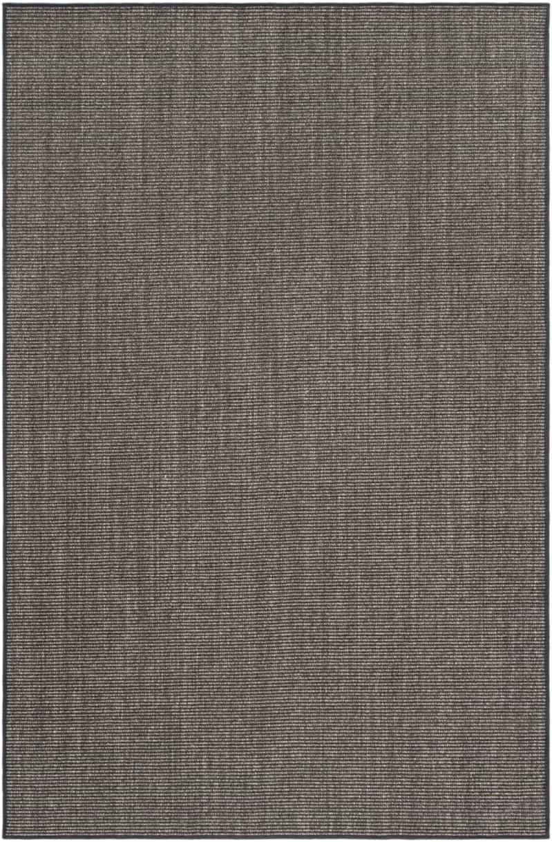 Martha Stewart x SAFAVIEH Area Rug Collection - 2'4" x 4', Charcoal, Sisal & Jute, Farmhouse Style, Ideal for Living Room, Bedroom, Office, Accent Space (MSR9501F)