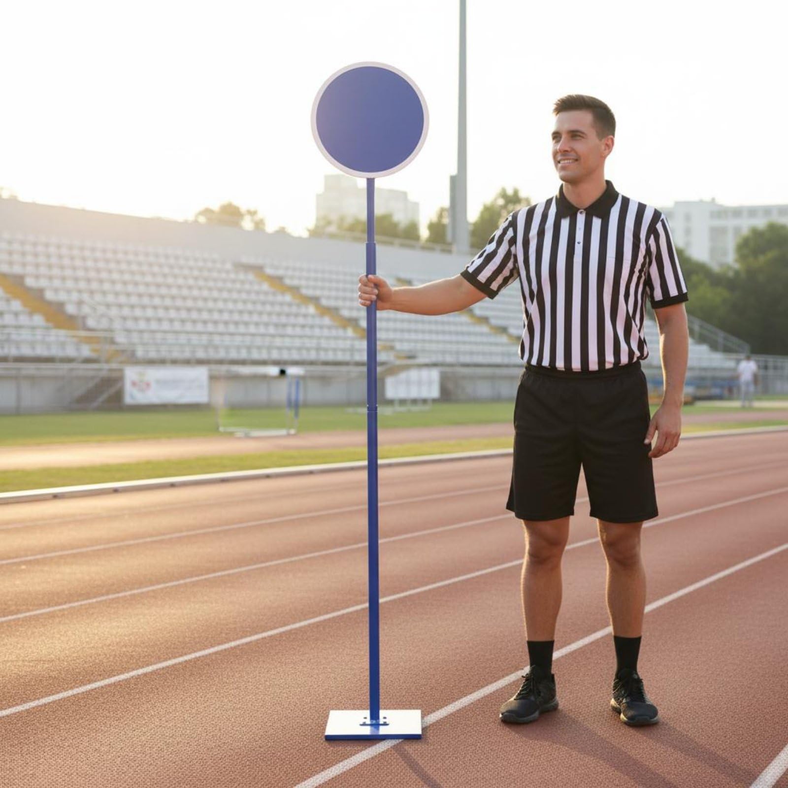 Postazione Starter Sportiva Antiscivolo Piedistallo di Partenza Pista Stabile Attrezzatura Sportiva per Supervisori