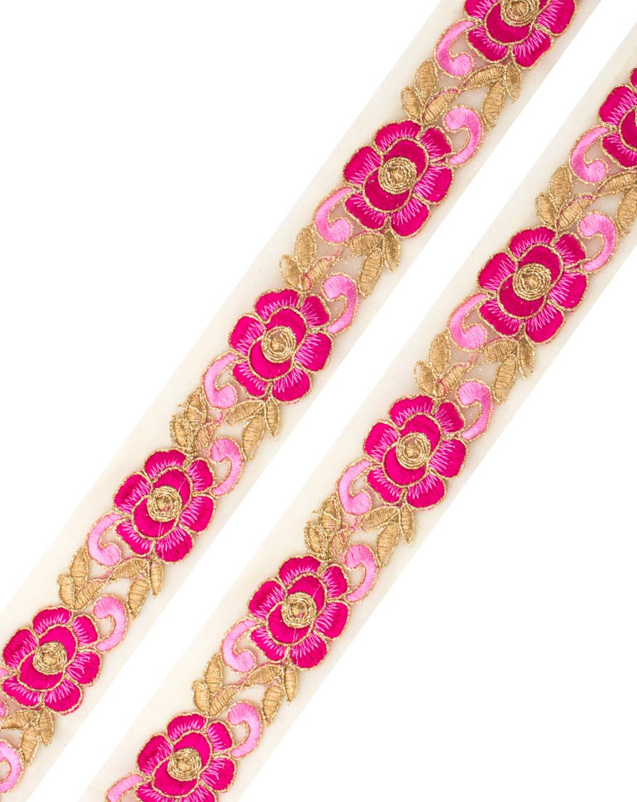 Fabric Accessories Riyad Lace Pink Amazon.in Home & Kitchen