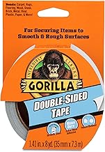 Gorilla Double Sided Tape 7.3m - Heavy Duty, Strong Adhesive & Indoor/Outdoor Use
