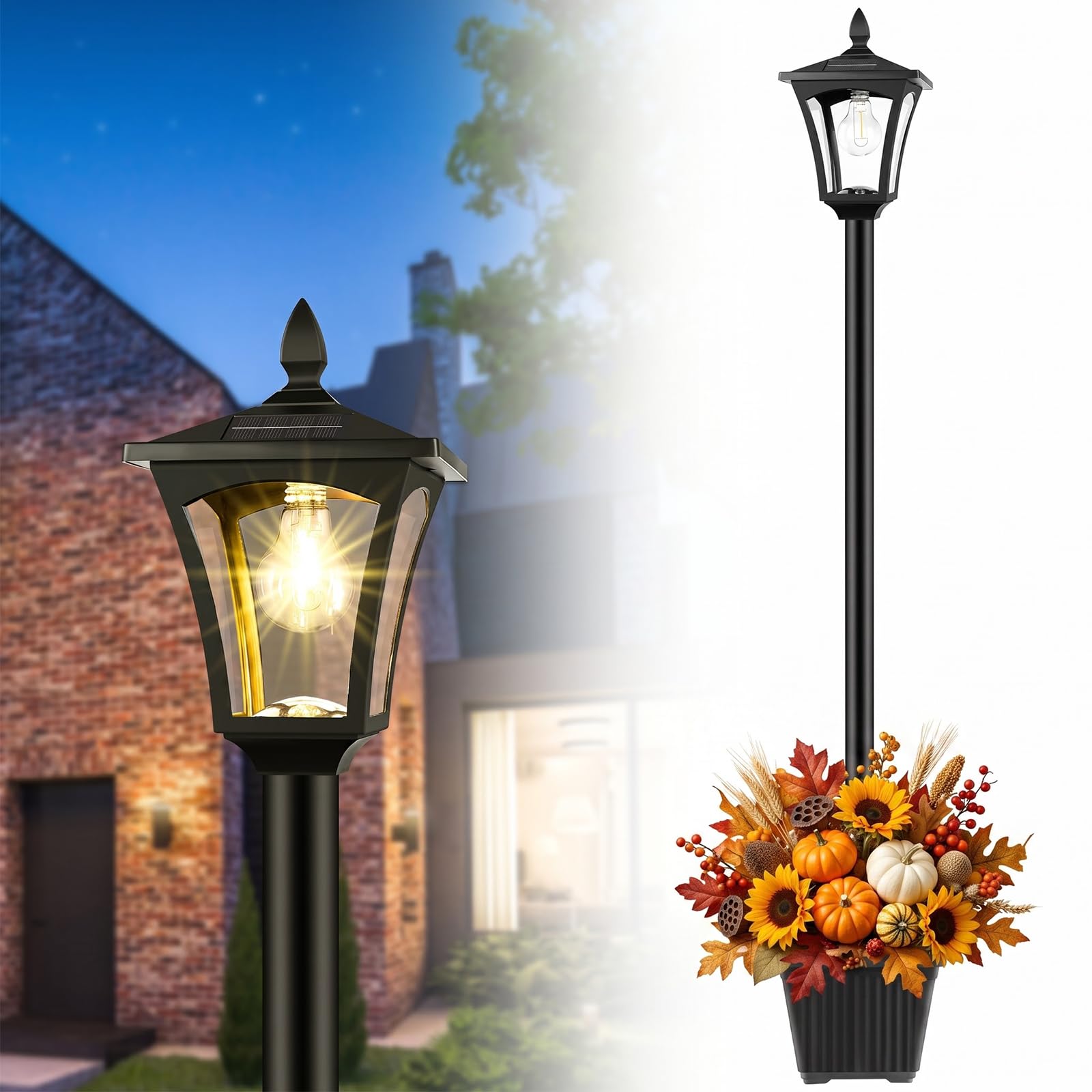 Derynome Solar Post Lamp
