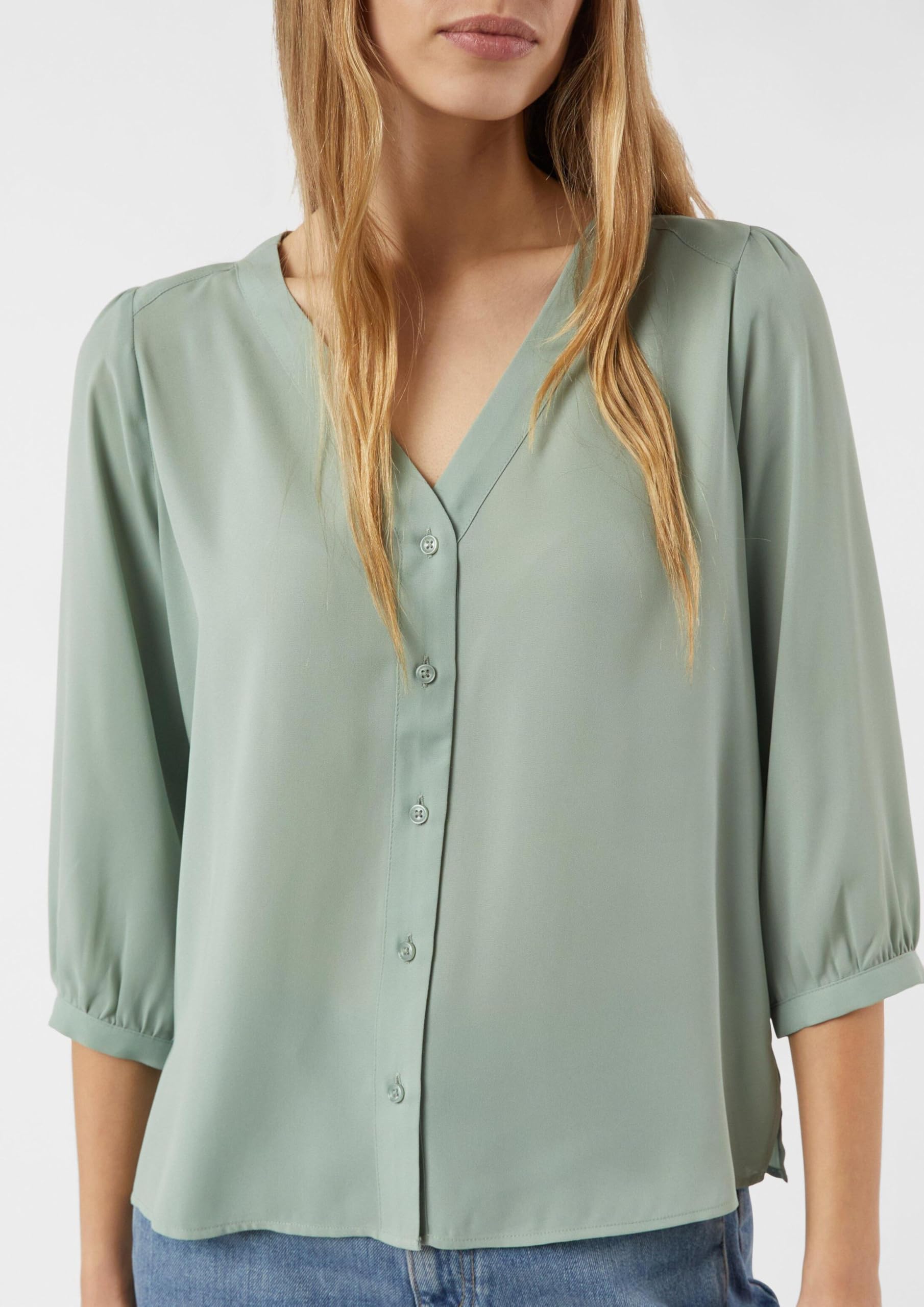 Comma Damen 2176699 Bluse
