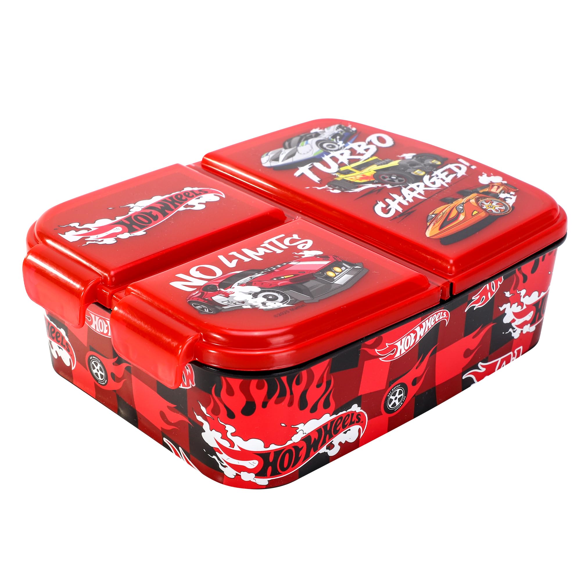 Hot Wheels Kids Lunch Box with Compartment - BPA-Free Bento Boxes