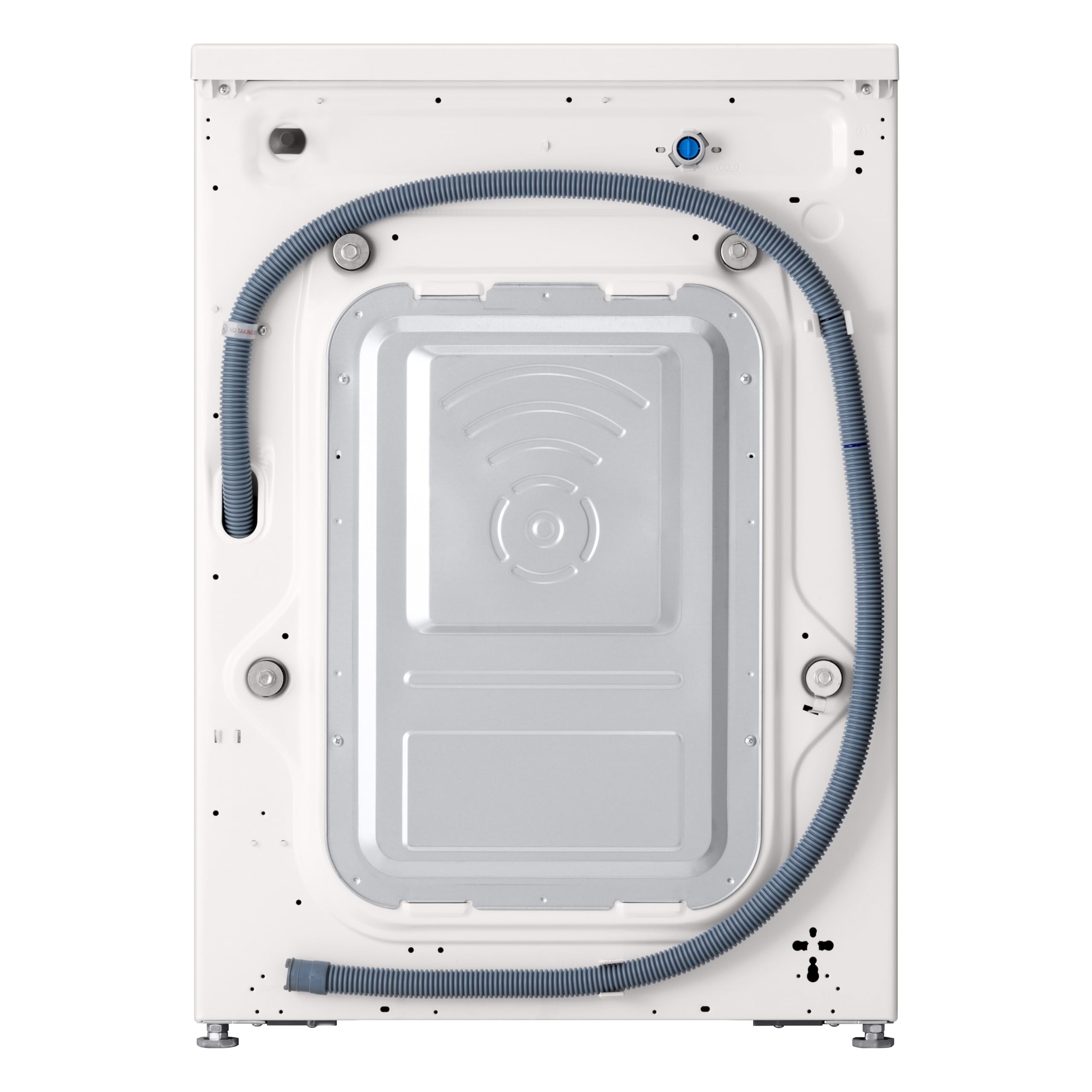 LG W4NX1085NWB Lavasciuga 8/5kg Serie X1, Lavatrice e Asciugatrice Insieme Classe A/E, 1400 Giri, Wi-Fi, Top Rimovibile, Vapore Allergy Care, Tecnologia 6 Motion Direct Drive, Bianca