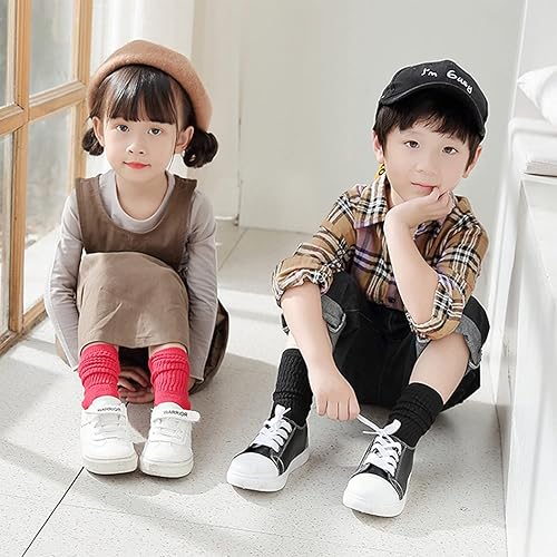 Miniatura 3 de DOOVID Calcetines largos hasta la rodilla para niños y niñas, calcetines largos de algodón