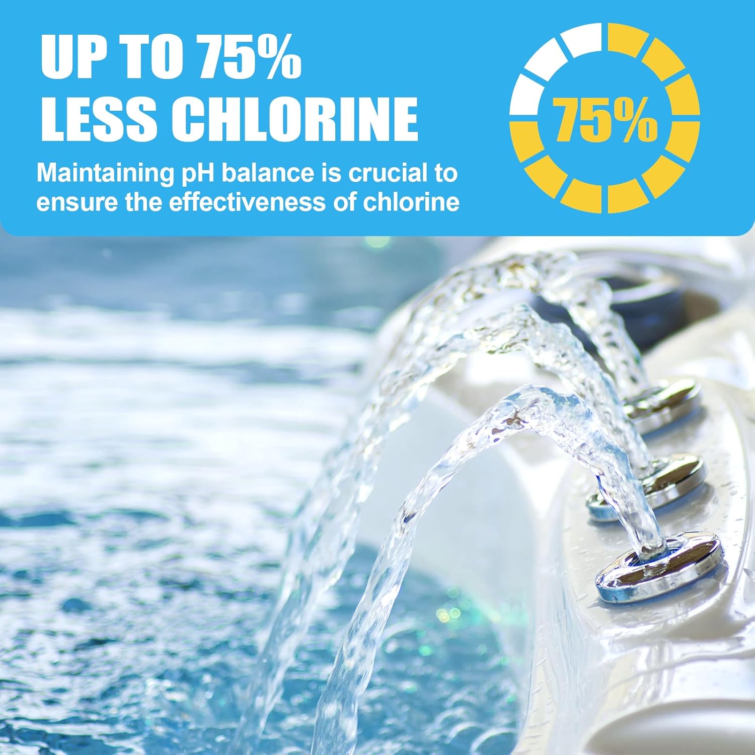 Hot Tub Cartridge Replacement Compatible with Frog Ease Floating System - for Up to 600 Gallons - Self-Regulating Water Treatment - 4 Pack