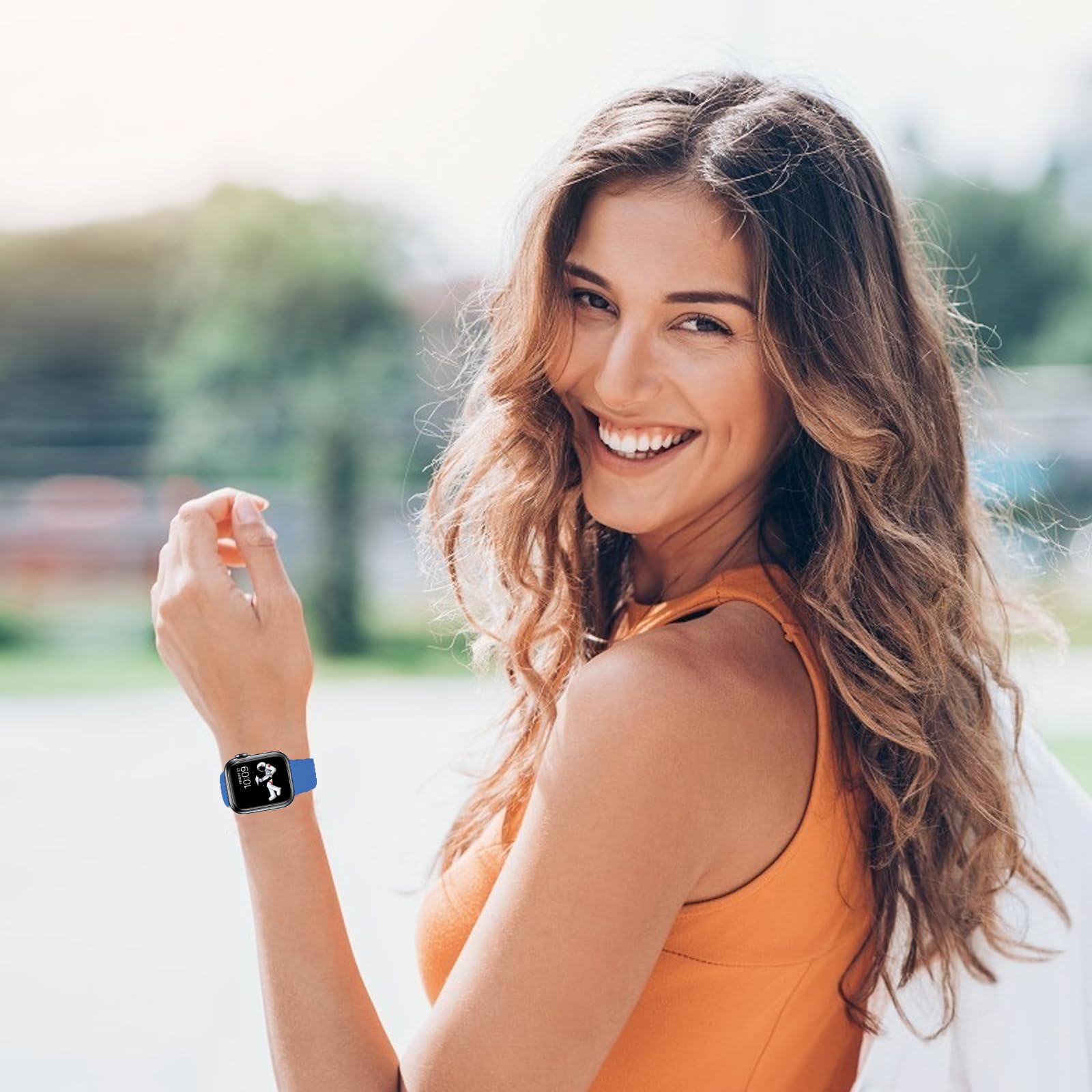 STG Sport Compatible avec Apple Watch 38 mm, 40 mm, 41 mm, 42 mm, 44 mm, 45 mm, 49 mm, silicone souple, fin et souple, compatible avec iWatch Ultra SE Series 8/7/6/5/4/3/2/1