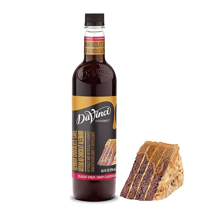 DaVinci Gourmet Classic German Chocolate Cake Syrup, 25.4 Fluid Ounces