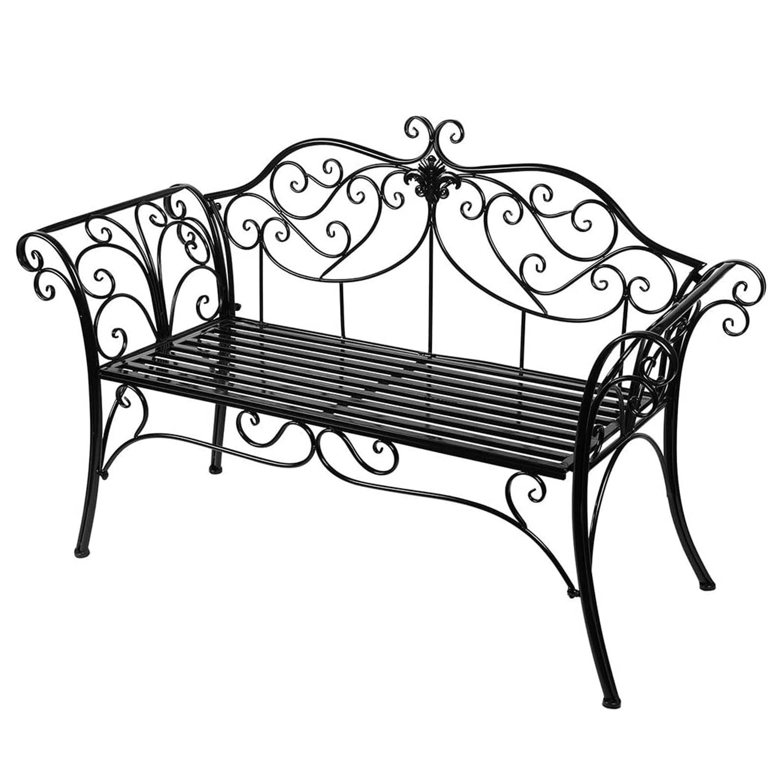クラシカル　ベンチ　ヨーロピアン Amazon.co.jp: HLC ガーデンベンチ アウトドアメタル ベンチ