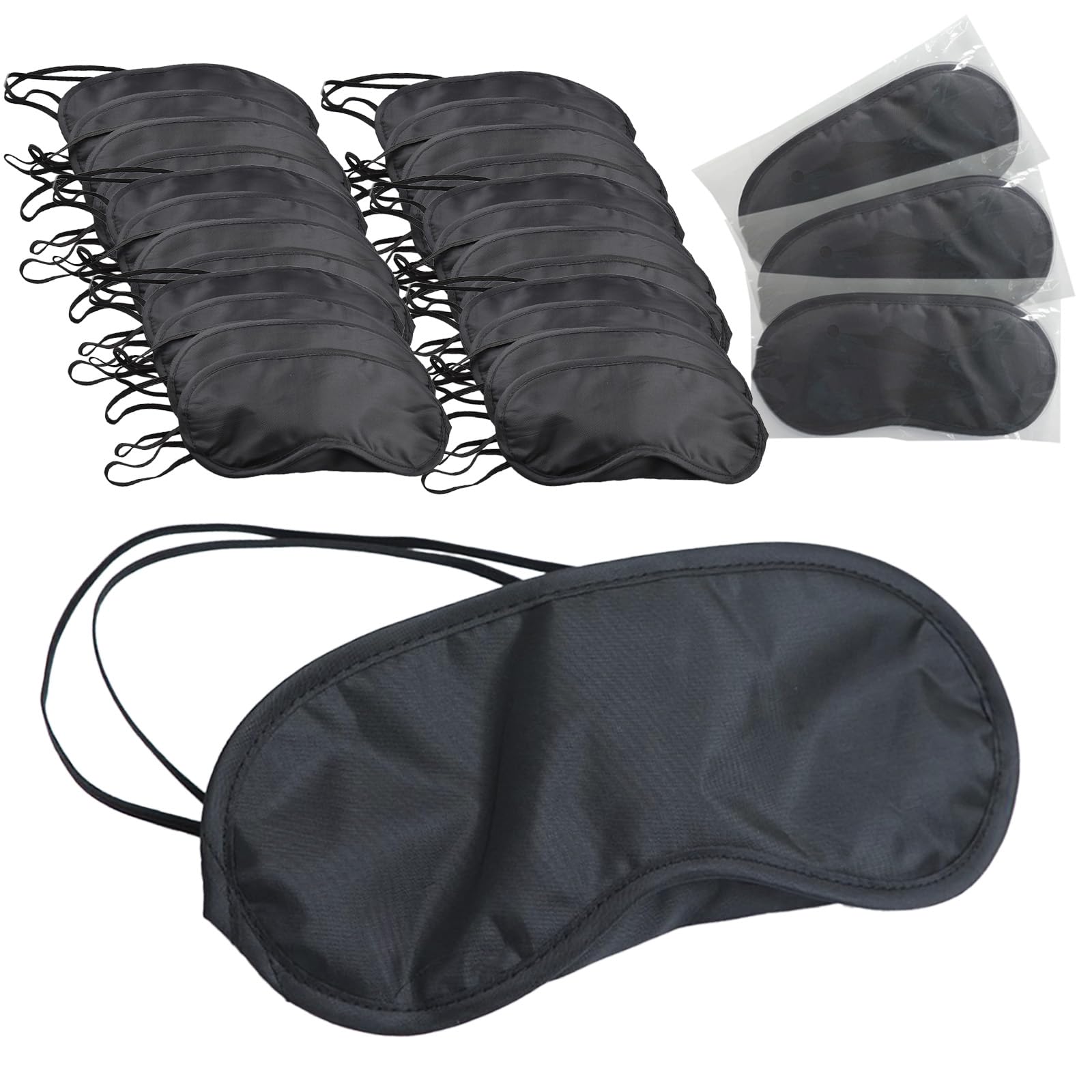 Amazon.co.jp: アイマスク 50枚 使い捨て 個包装 遮光 通気 軽量 無臭