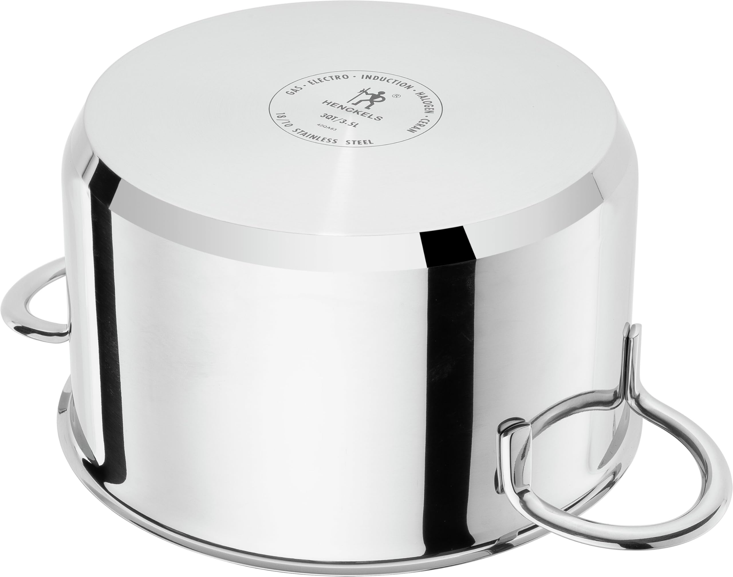 HENCKELY by ZWILLING Reflection - Set di pentole da 5 pezzi, coperchio in vetro, acciaio INOX 18/10, per tutti i piani cottura, incl. induzione