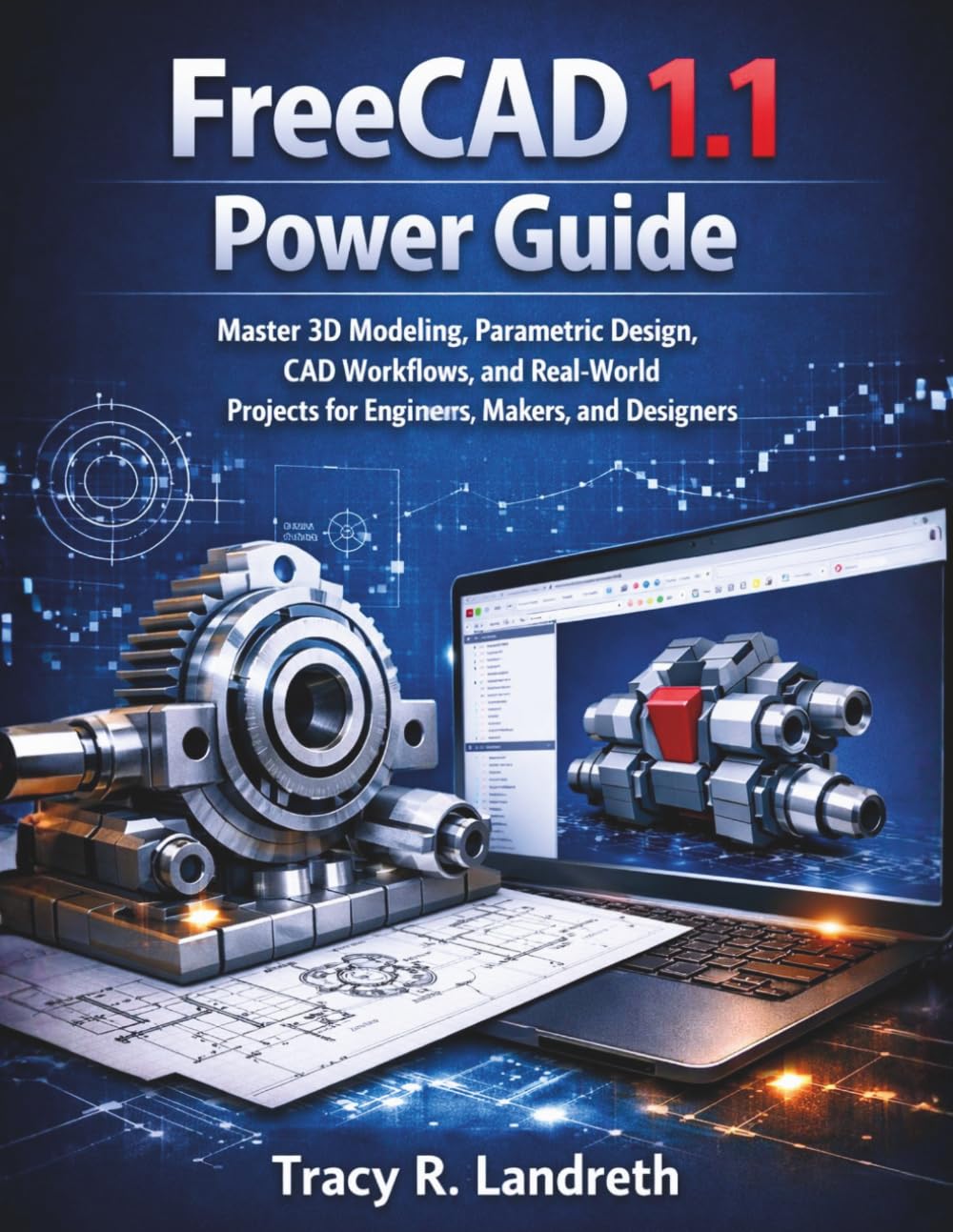 FreeCAD 1.1 Power Guide: Master 3D Modeling, Parametric Design, CAD Workflows, and Real-World Projects for Engineers, Makers, and Designers (Learning Express Series)