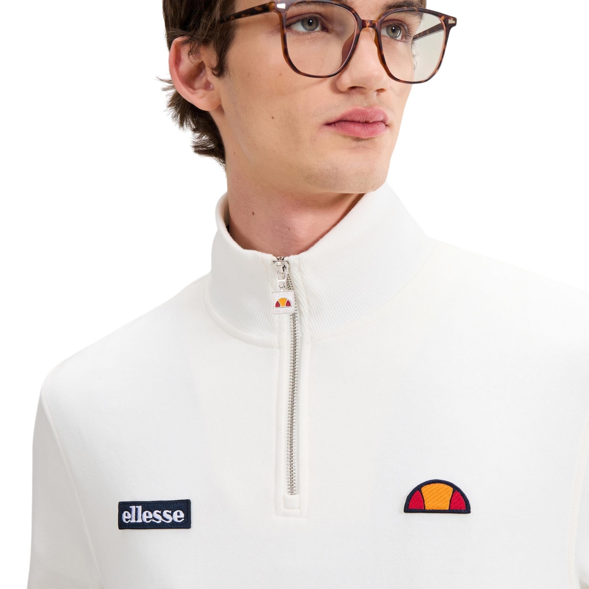 Ellesse Felpa Uomo Pelegrini con zip 1/4