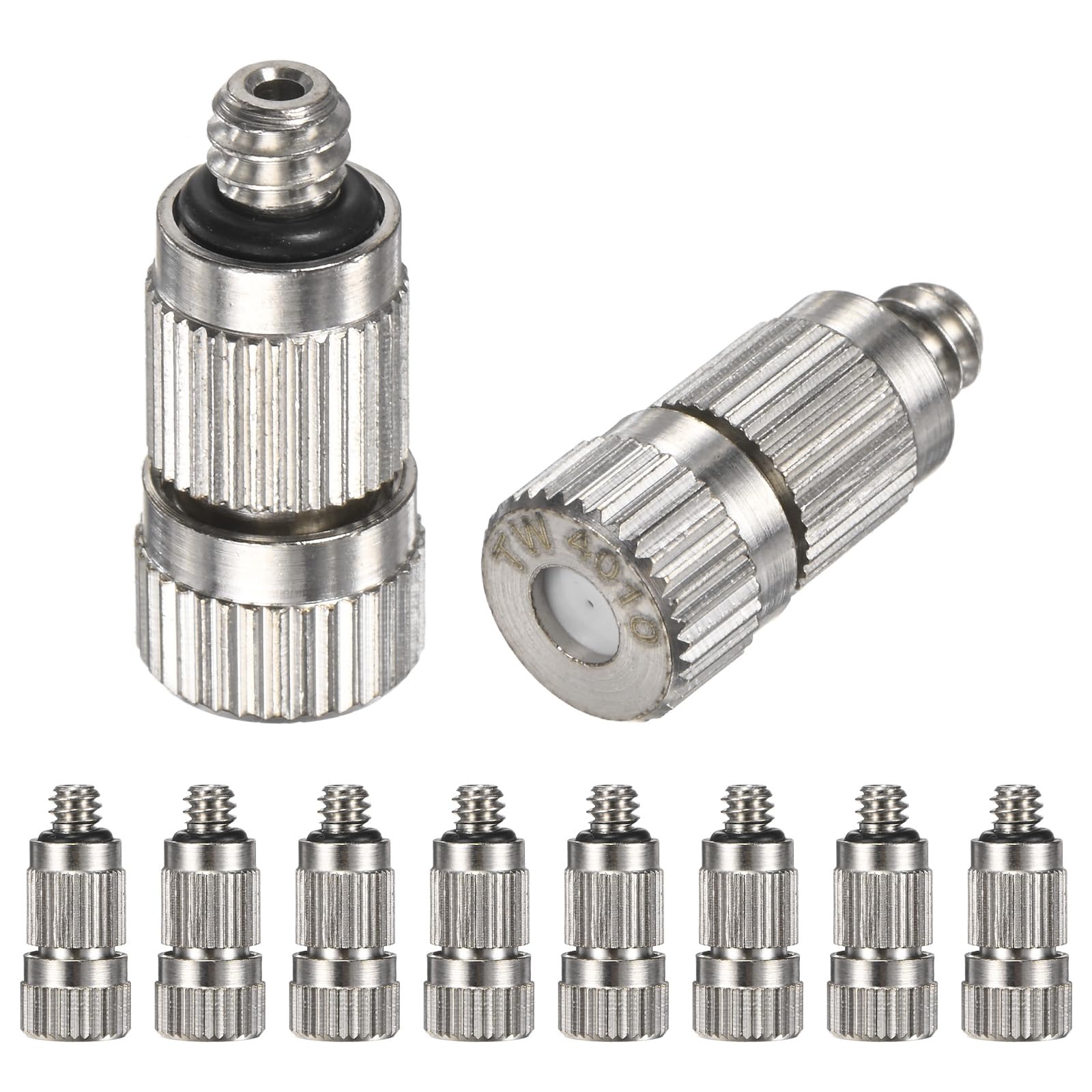 20 sztuk mosiężnych dysz zraszających, dysze zraszające o otworze 0,016"/0,4 mm, głowica dyszy zraszającej wysokociśnieniowej do systemów chłodzenia zewnętrznego/szklarni/ogrodów [3/16]