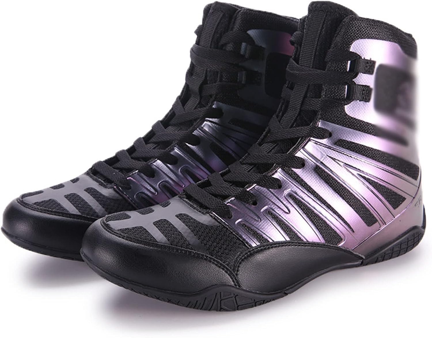 AIRFUL Boxing Shoes Men Women Fashion Gym Wrestling Boots Buffer Breathable Multisport Indoor Shoes (Color : B, Size : 8 Women/6.5 Men)