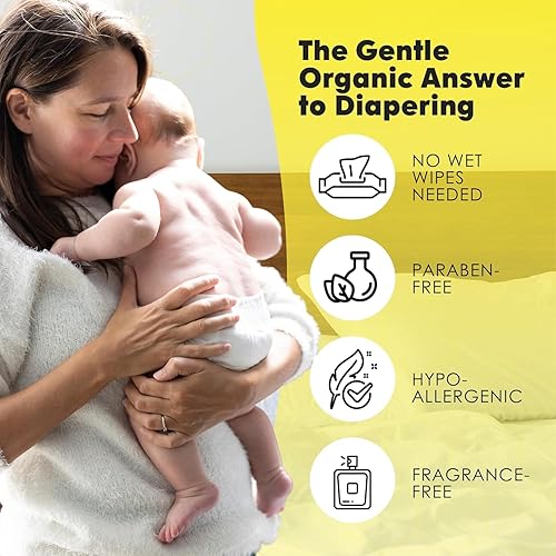 Miniatura 7 de La Petite Creme Bálsamo de pañales orgánico francés (4 onzas), crema curativa y nutritiva para pañales, loción suave y segura para bebés,