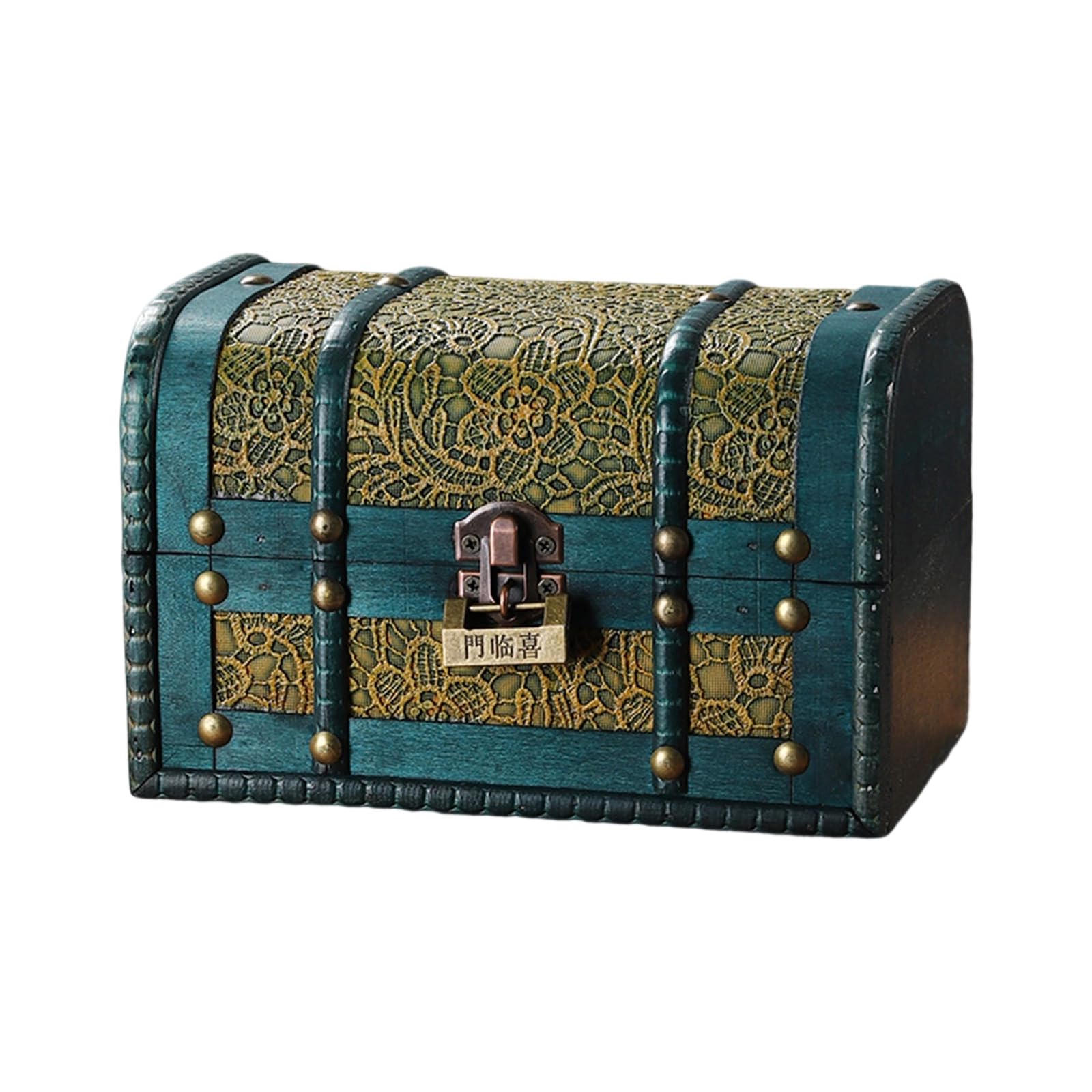 NEWFT User Friendly Antique Wood Storage Chests Jewelry Organizers Accessories Storage Container for Home Decors and Gift Giving Antique Jewelry Box
