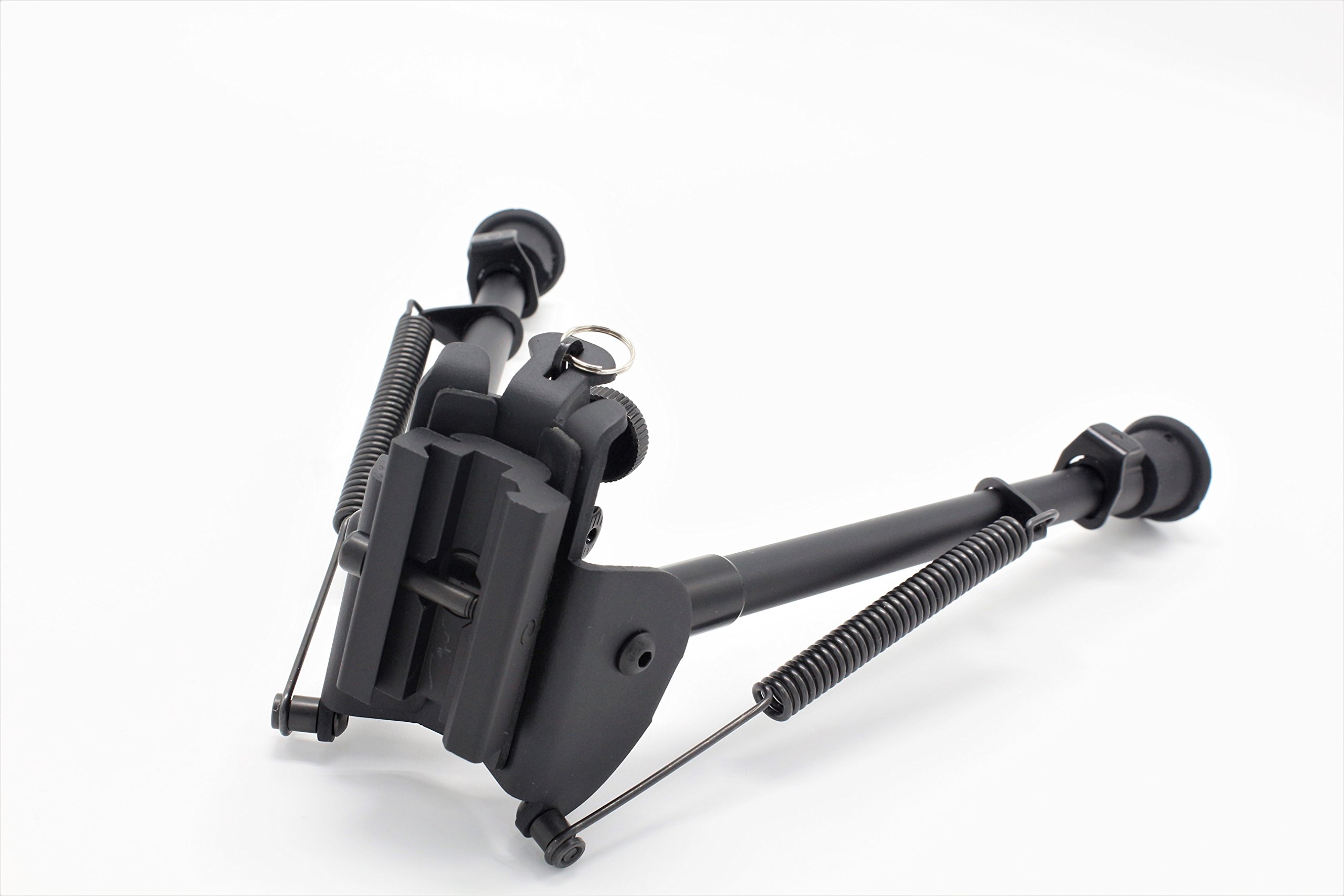 ACTIVE-8 - Bipod per cani da 6 pollici a 9 pollici / 9 pollici a 13 pollici, regolabile in nero, bipod tattico super resistente, con adattatore per rail Mount
