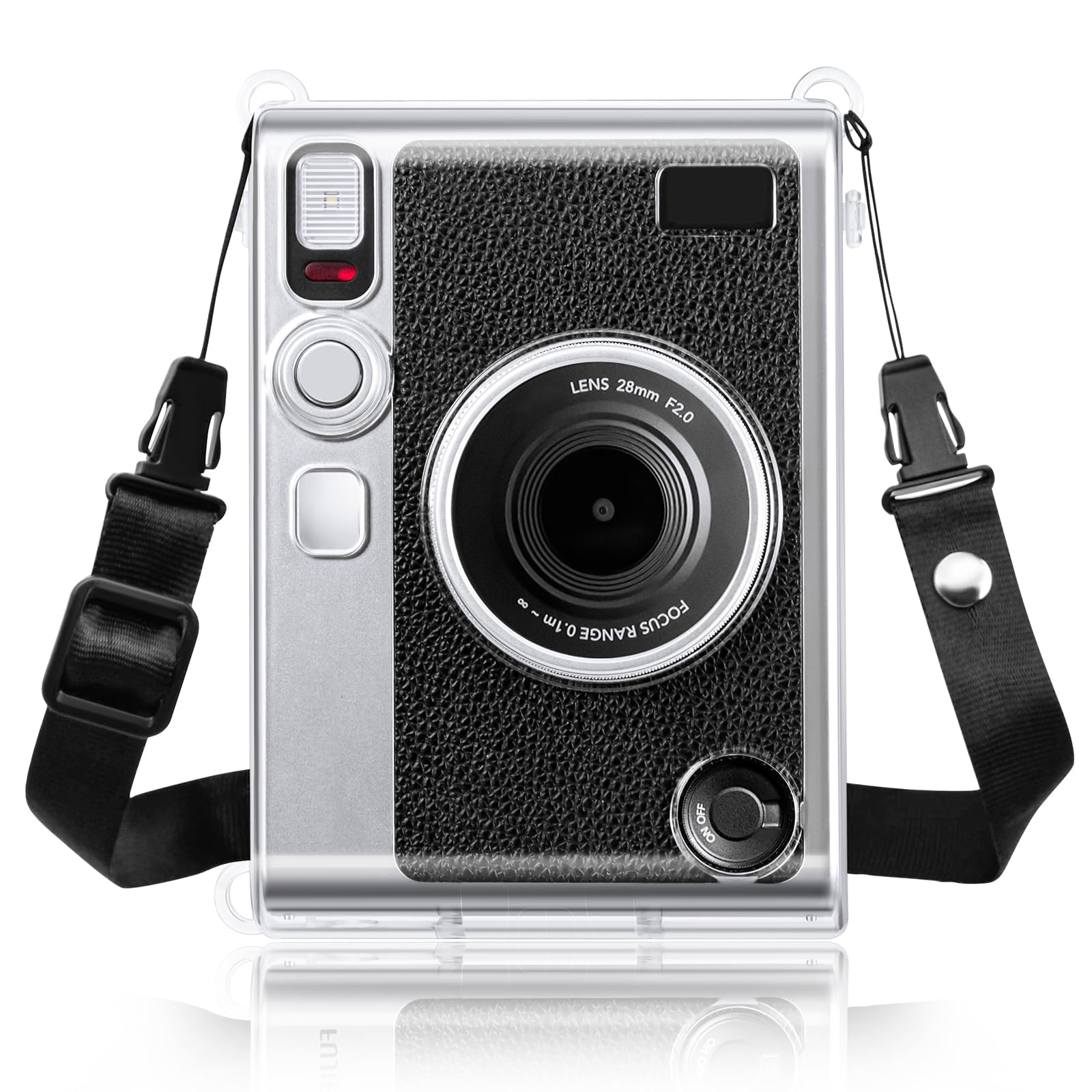 【美品】FUJIFILM instax mini Evo 本体＋ケース付 Amazon.com : Rieibi Clear Protective Case for Fujifilm Instax Mini