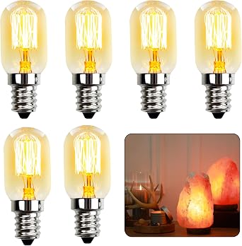 15W E14 Screw Salt Lamp Bulbs 230V,Scentsy Light Small Edison Screw Bulb [Energy Class A]