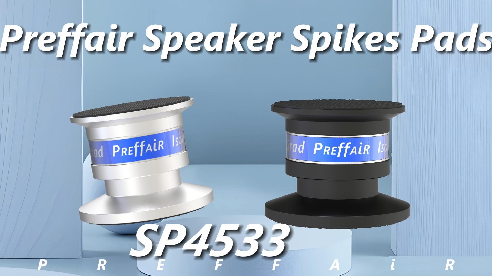 Amazon | Preffair スピーカー スパイク インシュレータ