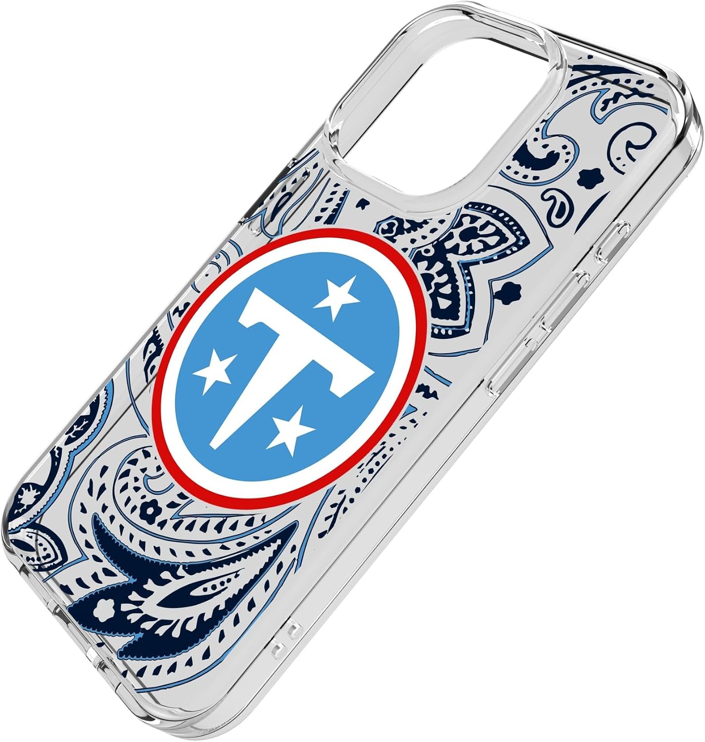 Keyscaper Tennessee Titans Clear Paisley Design Case for iPhone