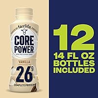 Vista 4 de Core Power Fairlife-Batido Core Power de alto contenido en proteínas, sabor vainilla, de 14 onzas líquidas (paquete de 12)