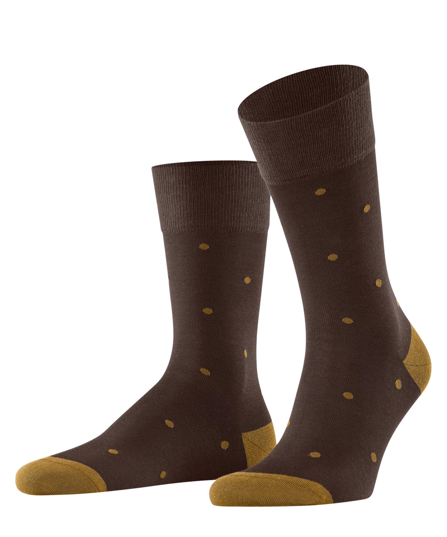 FALKE Men's Dot Socks, Breathable, Crew, Casual or Dress, Polka Dots, 1 Pair