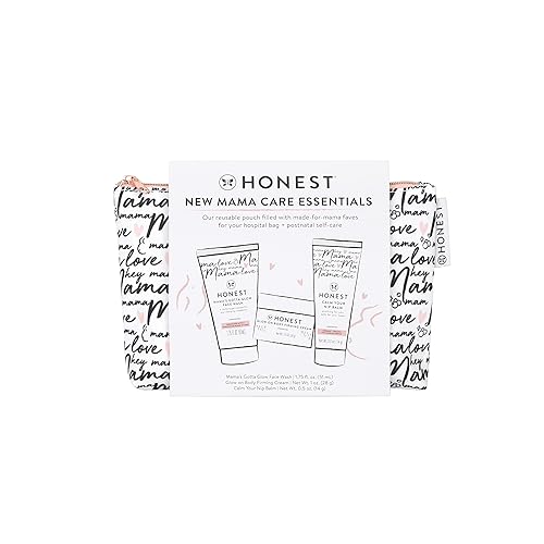 Miniatura 8 de The Honest Company New Mama Care Essentials Set de regalo  Bolsa de hospital imprescindible  Bálsamo para la nariz de tamaño de viaje (0.5 onzas),