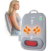 Cordless Shiatsu Back Massager for Pain Relief Deep Tissue with Heat