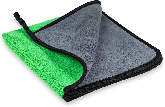 Slick Products Microfiber Towel 16 x 16 Inch Extra Soft, Dual-Sided, Scratch-Free Cleaning & Drying Cloth for Cars, Trucks, Off-Road, and Home Use Maximum Absorbency & Dust Pickup