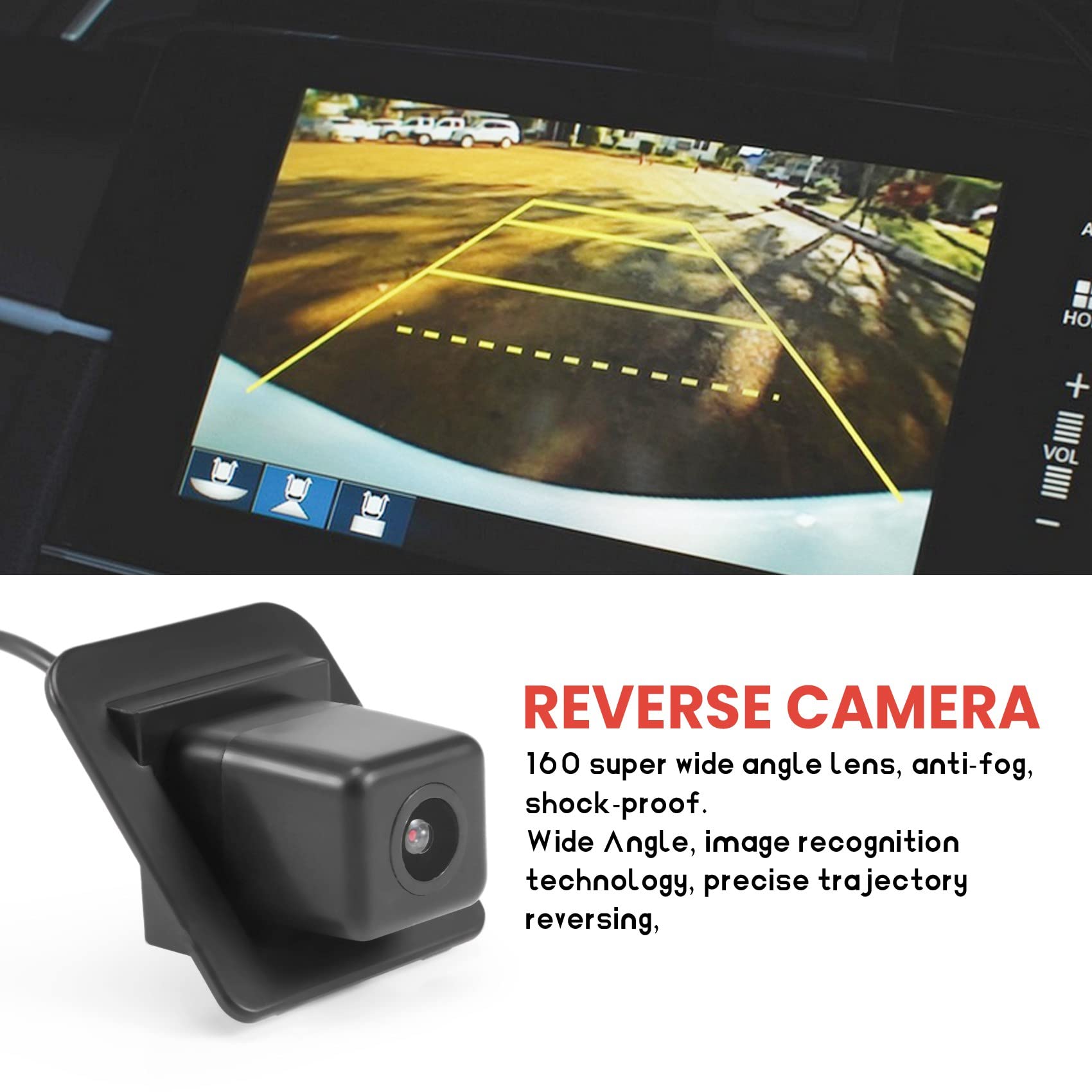 Pltqfdwo Backup Reverse Rear View Camera for W204 W212 W221 S Class Waterproof Night Vision Hd Ccd 170 Degree - Image 2