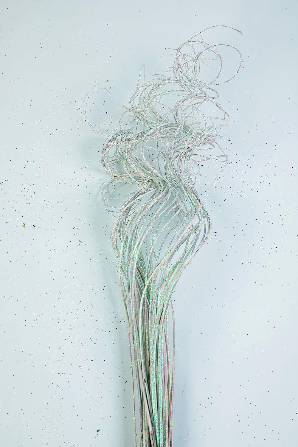 Ting Ting White Sparkle Glitter Branches Vase Filler Wedding Christmas Holiday & Home Decoration 26" Long (1 Bunch)