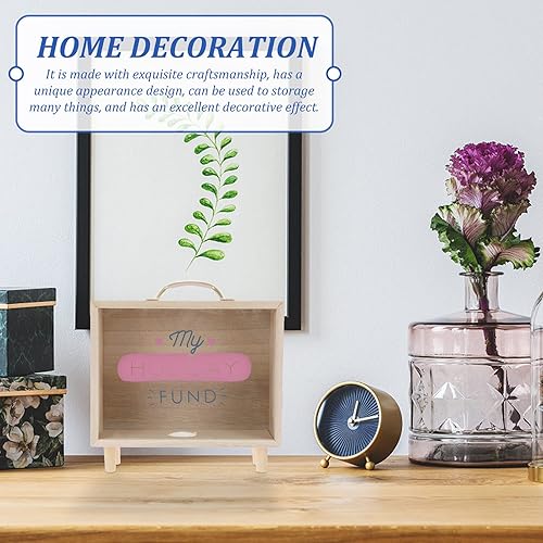 Miniatura 8 de Our Adventure Fund - Caja de sombras, hucha decorativa de madera, caja de ahorros de dinero, caja de recuerdos para cumpleaños, día de San Valentín,