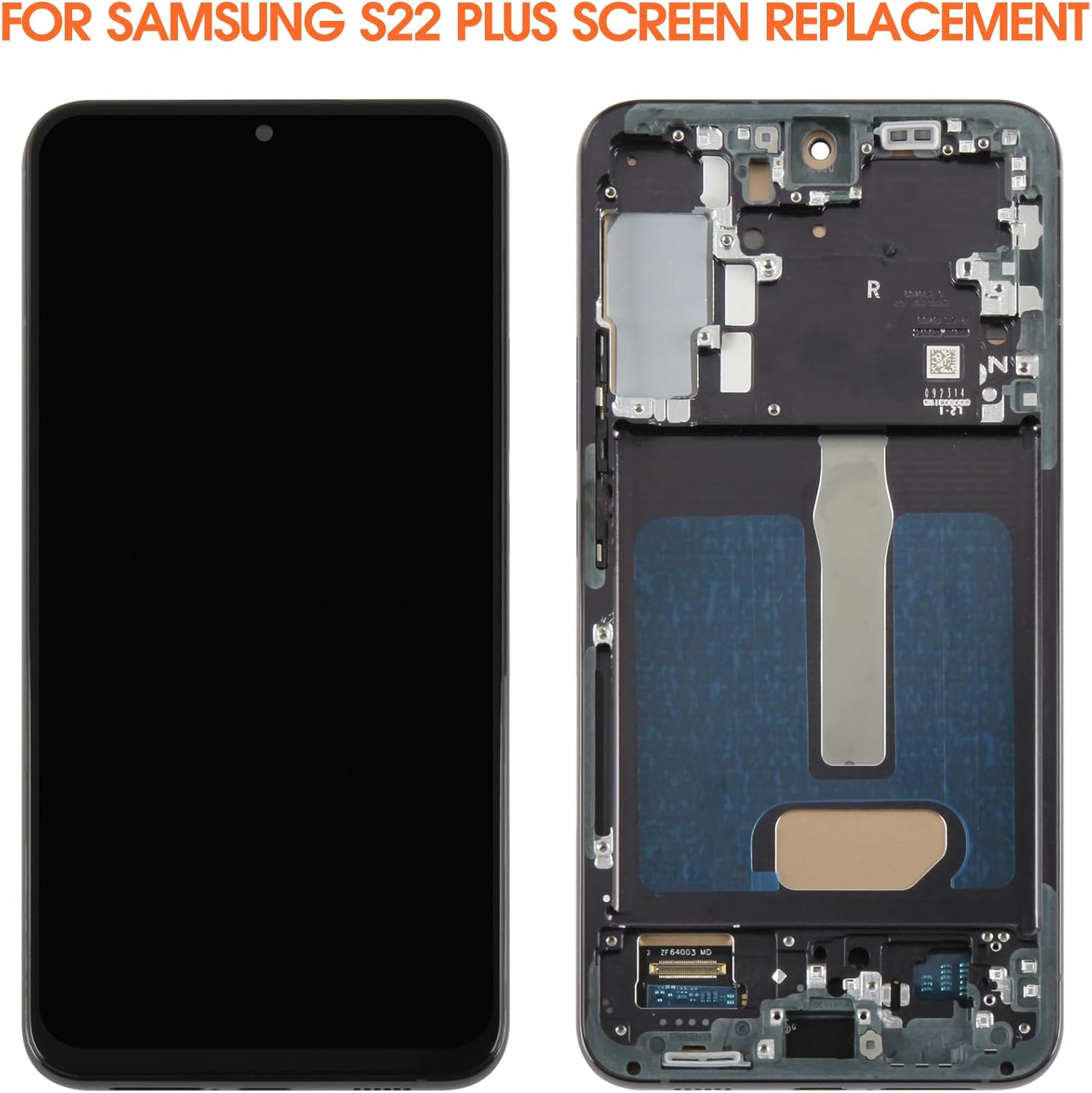INCELL for Samsung Galaxy S22 Plus Screen Replacement for Samsung S22 Plus 5G LCD Display SM-S906B SM-S906U SM-S906W LCD Digitizer Screen Touch Assembly with Frame