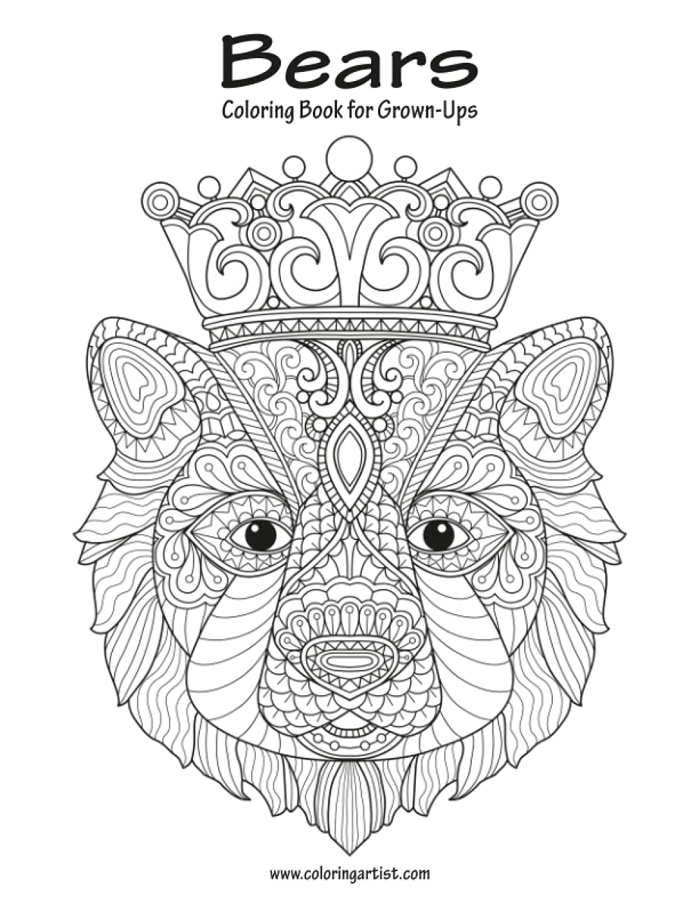 Bears Coloring Book for Grown-Ups 1