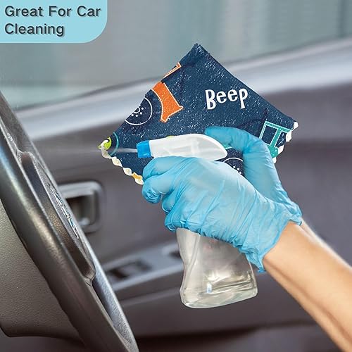 Miniatura 7 de FRODOTGV Tractor Cars Quality Print Kitchen Microfiber Towels Quick Dry 6 Pack Tea Towels for Kitchen for Restaurant Table